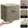 Sorbus 4 Pack 11 Inch Foldable Storage Cubes with Handle - Organization & Storage Baskets for Shelves, Closet and more - 4 of 4