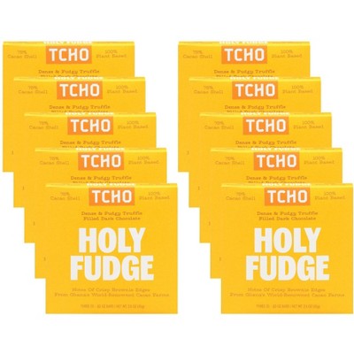Tcho Chocolate Truffle Filled Dark Chocolate Bars - Case of 10/2.5 oz