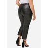 ellos Plus Size Faux Leather Trousers - 3 of 4