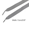 INSPIRE CHIC Polyester Fashion Shoelace 0.6 Inch 2 Pairs - 3 of 4