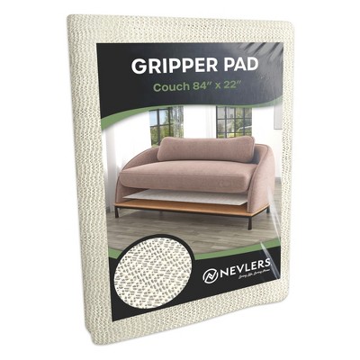 Nevlers Non-Slip Couch Gripper Pad 2'x7' - White