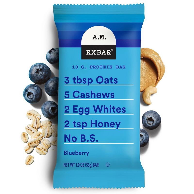 RXBAR A.M. Blueberry Protein Bars 5ct/9.7oz, 3 of 11