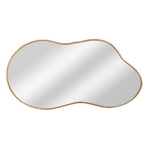 Aoibox Irregular Wall Mirror - Gold Asymmetrical Decorative Mirror with Tempered Glass and Aviation Aluminum Alloy Frame for Bathroom, Bedroom, etc. - 1 of 4