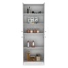 NicBex 71.1 Inch Kitchen Pantry Storage Cabinet with 4 Doors and 5 Adjustable Shelves for Dining Room,Bathroom,Kitchen - 4 of 4