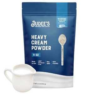 Judees Heavy Cream Powder - 11 oz - Baking Supplies - Delicious and 100% Gluten-Free - Great for Coffee, Sauces, and Soups - 1 of 4