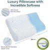 COWLOWN 24 x 13.4 x 4.7 inches Blue Memory Foam Pillow for Sleeping Side Back Stomach Sleeper - 3 of 4