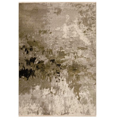 Luxe Weavers Modern Abstract Fringe Area Rug