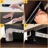 Under Desk Cable Organizer Cord Cover - Channel to Hide Power Strips, Wires, Power Supplies, Surge Protectors at Home or Office - SimpleCord - 4 of 4