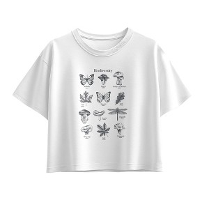 Girls' Instant Message Biodiversity Short Sleeve Boxy Graphic T