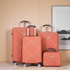 KTMBDW 4 Piece Luggage Set Carry on Suitcase with ABS+PC hardshell, lightweight Suitcase with Spinner Wheels & Zipper TSA Lock - 2 of 4