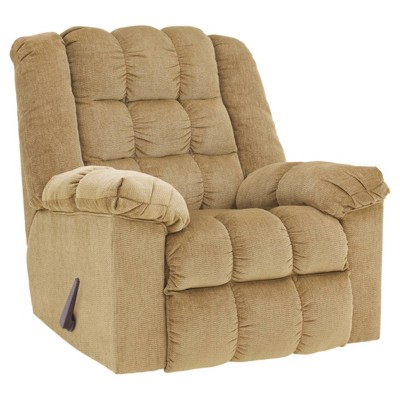 Ludden Rocker Side Lever Recliner Sand - Signature Design By Ashley ...