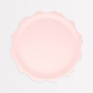 Meri Meri Pink Decorative Edge Compostable Side Plates (Pack of 8) - 1 of 3