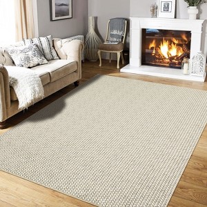 Washable Area Rug Modern Braided Printed Non Slip Non Shedding Rug Indoor Non-Shedding Stain-resistant Floor Cover - 1 of 4