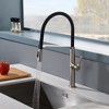 SUMERAIN Brushed Nickel Pull Out Kitchen Sink Faucet with Dual Spray Modes, Magnetic Docking - 3 of 4