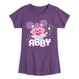 Girls' - Sesame Street - Abby Cadabby Fitted Short Sleeve Graphic T-Shirt - 1 of 4