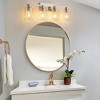 POWLIG Dimmable Vanity Light - Modern Bathroom Lighting with Cylindrical Glass Shades - 2 of 4