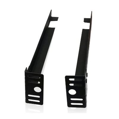Black Metal Footboard Extension Brackets for Twin to King Beds