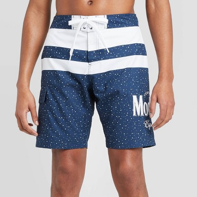 blue swim trunks