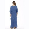 21678-WHITENAVY-XL Riviera Sun Caftan / Caftans for Women - 2 of 2