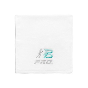 PBPRO Pickleball Hand Towel - White/Seafoam Logo - 1 of 4