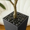 DR.Planzen 72" Artificial Olive Tree - 6FT UV Resistant Fake Plant with 15.7" Tall Planter Planter for Indoor House Plants & Tall Floor Decor - 4 of 4