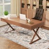 HOMCOM Area Rug, Boho Machine Washable Rug, Non-Slip Low Pile Carpet for Living Room, Bedroom, Dining Room, Home Office - 2 of 4