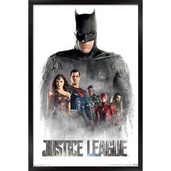 Trends International DC Comics Movie - Justice League - Characters in Mist Framed Wall Poster Prints