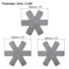 Unique Bargains Polyester Felt Kitchen Textiles Plate Pot and Pan Protectors 12 Pcs - 2 of 4