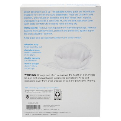 Disposable Breast Pads - 60ct - Up&Up , White