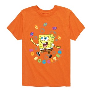 Boys' - SpongeBob Squarepants - So Eggcited Short Sleeve Graphic T-Shirt - 1 of 4