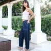 Anna-Kaci Women's Loose Tapered Crop Denim Pants - 4 of 4