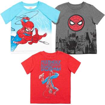 Marvel Avengers Spiderman 3 Pack T-Shirts