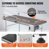 VEVOR Belt Conveyor, 59 x 23.6 inch Conveyor Table, Heavy Duty Stainless Steel Motorized Belt Conveyor, Silver (Double Guardrail) - 4 of 4