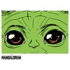 Juniors Womens Star Wars The Mandalorian The Child Hypnotic Eyes T-Shirt - 2 of 4