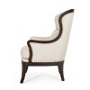 Mantua Contemporary Fabric Upholstered Accent Chair with Nailhead Trim - Christopher Knight Home - 4 of 4