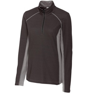 Clique Ladies' Ice Colorblock Half Zip Jacket - 1 of 2