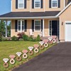 Big Dot of Happiness Bride Squad - Ring Lawn Decorations - Outdoor Rose Gold Bridal Shower or Bachelorette Party Yard Decorations - 10 Piece - 3 of 4
