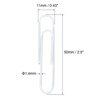 Unique Bargains Prevent Tearing Pages Metal Medium Size Paper Clip 200 Pcs - 2 of 3