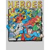 Justice League Heroes Boy's Heather Grey T-shirt - image 2 of 3