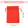 Unique Bargains Cotton Linen Burlap Bags with Drawstring 20 Pcs - 2 of 4
