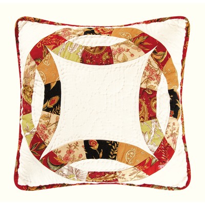 C&F Home 14" x 14" Colleen's Wedding Ring Quilted Pillow