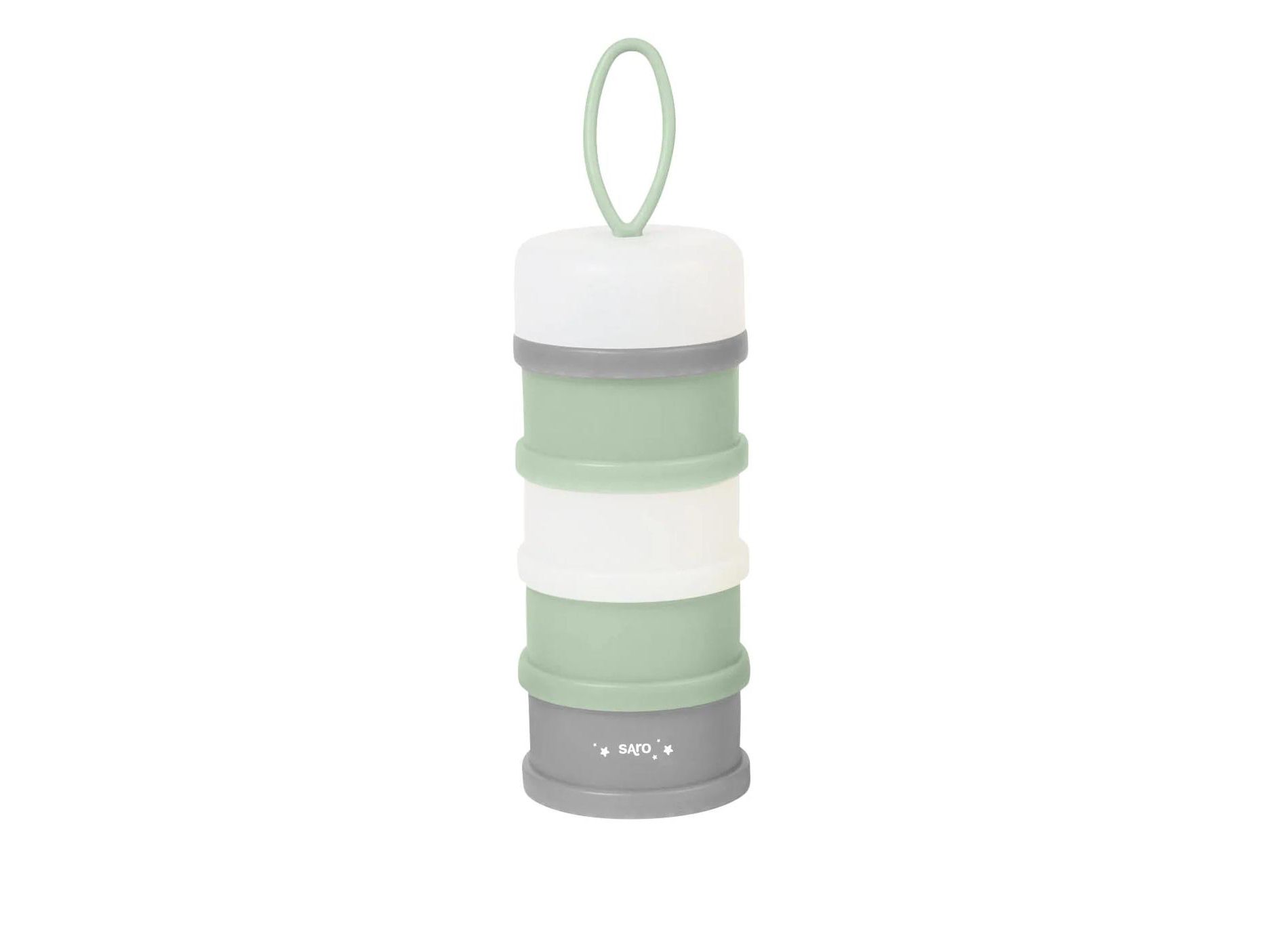 SARO Hunter Formula Dispenser: Portable Baby Milk Powder Container & Cereal Storage with Pacifier Holder