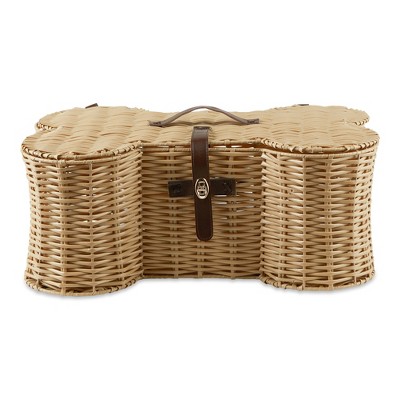 Bone Dry Bone Shape Toy Basket
