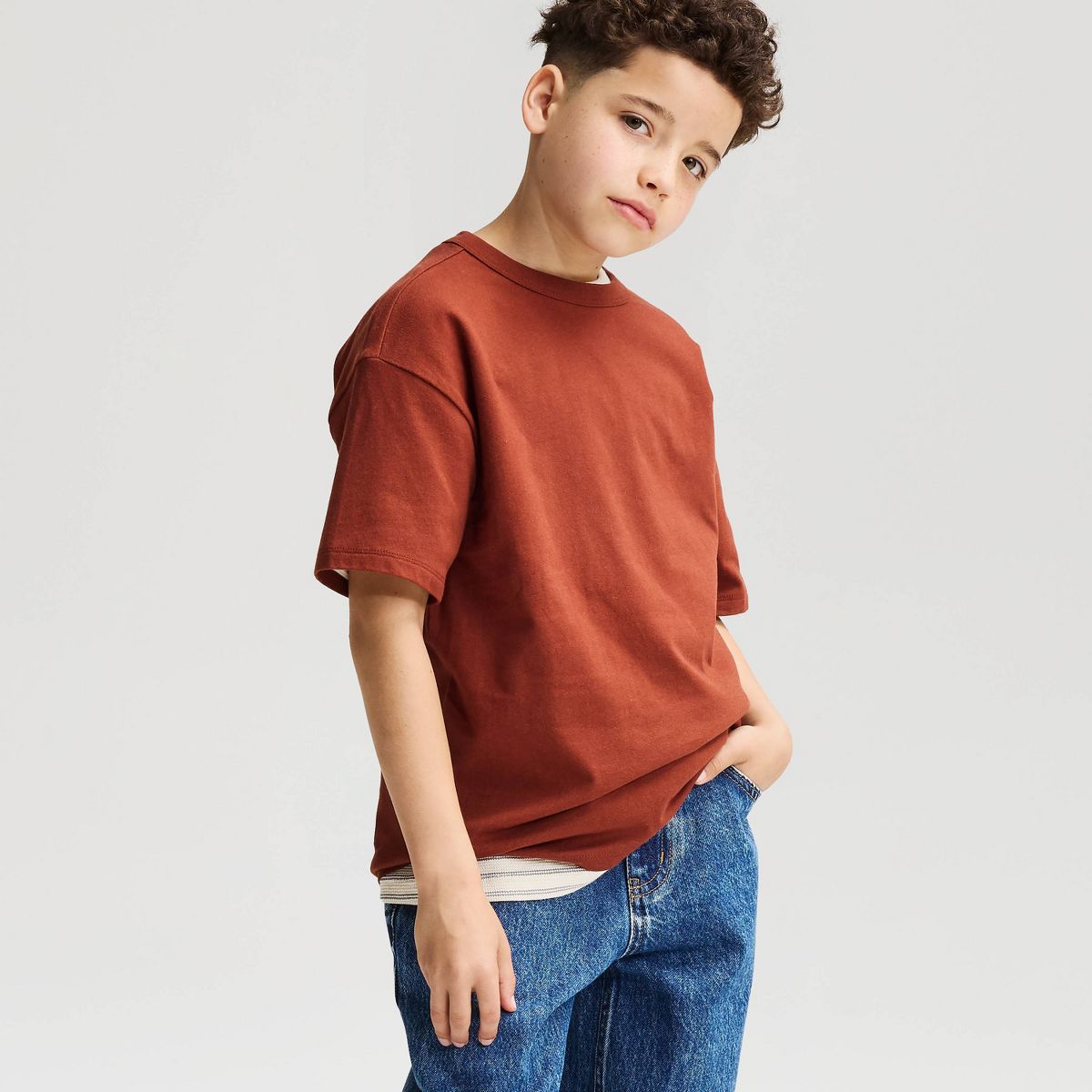 Boys' Short Sleeve 100% Cotton Relaxed Fit T-Shirt - Cat & Jack™ - thumbnail 4