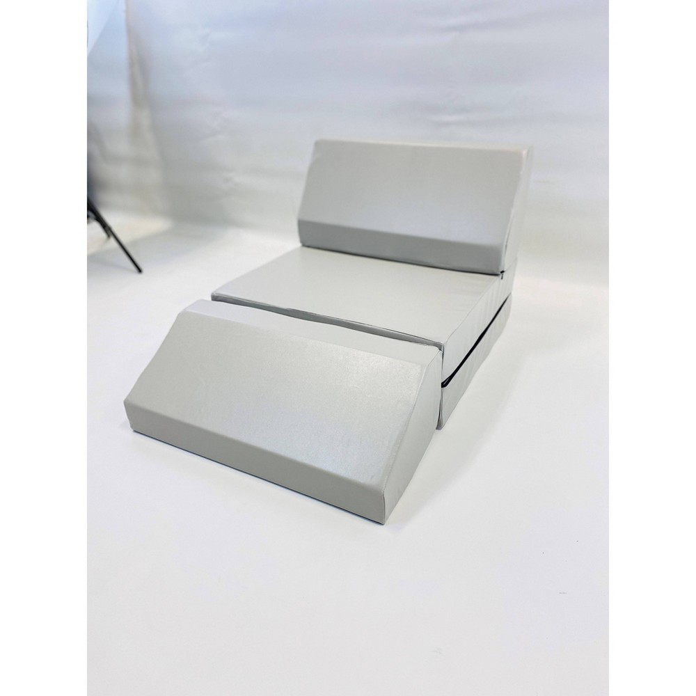 Foamnasium Blocksy Mini Kids' 3pc Chair - Gull Gray
