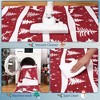 Christmas Area Rug, Reindeer Print Washable Soft Carpet with Non Slip Backing, Low Pile Stain Resistant Floor Mat for Living Room, Bedroom - 4 of 4