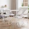 COZONY 47" Folding Table, Heavy Duty Portable Card Table with PU Leather Top & Metal Legs, No Assembly, Indoor & Outdoor Use, Table Only - 4 of 4