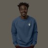 Dalix Mushroom (Glow in the Dark) Embroidered Fleece Sweatshirt Pullover Mens - 2 of 4