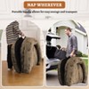 Human Sized Dog Bed for People Adults,Foldable Dog Bed for Humans,71"x43"x10" Giant Dog Bed with Removable Cover,Washable Faux Fur Napping Dog Bed - 4 of 4