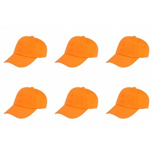 6 Pack Soft Cotton Dad Hats Comfortable Fit for Everyday Wear - 1 of 4